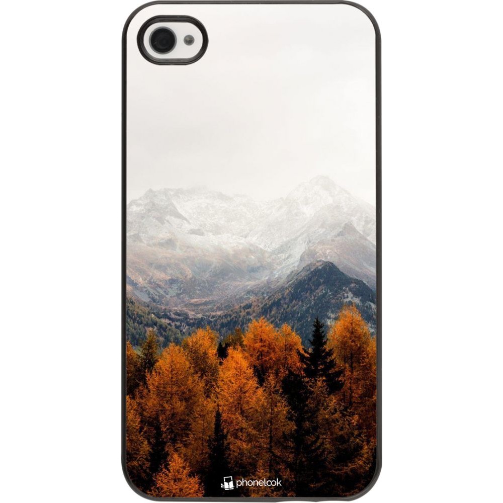 Coque iPhone 4/4s - Autumn 21 Forest Mountain