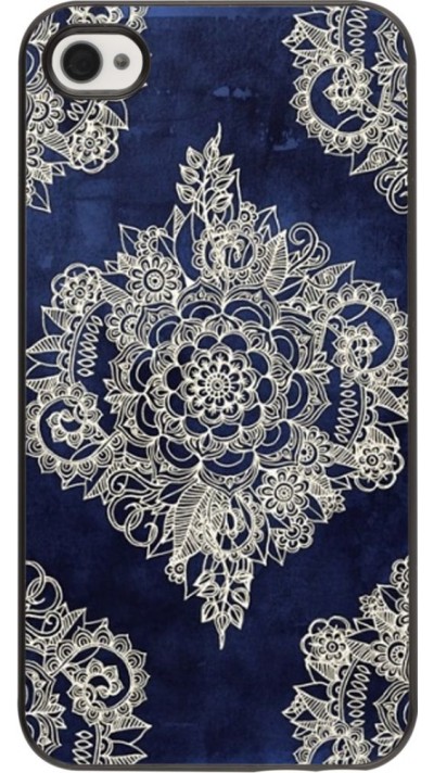 Coque iPhone 4/4s - Cream Flower Moroccan