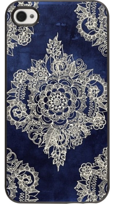 Coque iPhone 4/4s - Cream Flower Moroccan