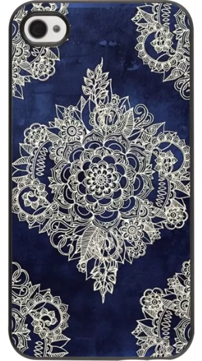 Coque iPhone 4/4s - Cream Flower Moroccan