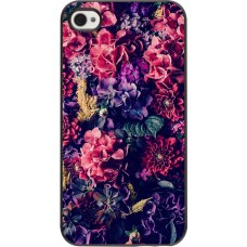 Coque iPhone 4/4s - Flowers Dark