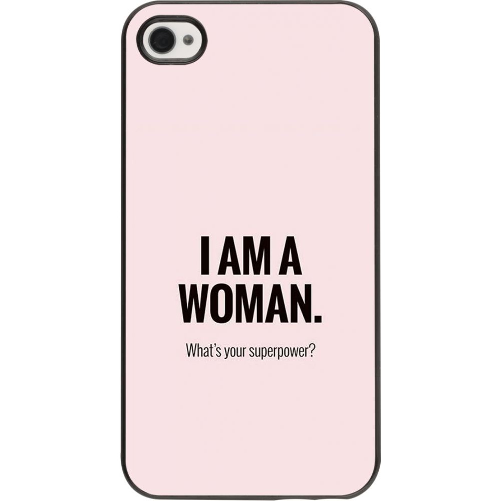 Coque iPhone 4/4s - I am a woman