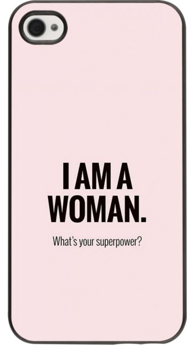 Coque iPhone 4/4s - I am a woman