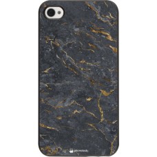 Hülle iPhone 4/4s - Grey Gold Marble