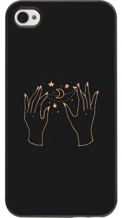 Coque iPhone 4/4s - Grey magic hands