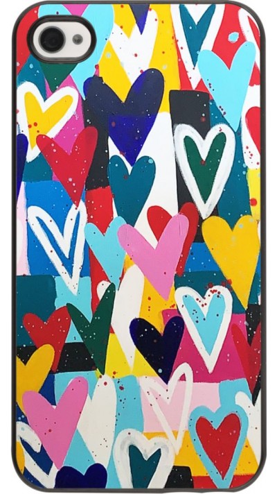Coque iPhone 4/4s - Joyful Hearts