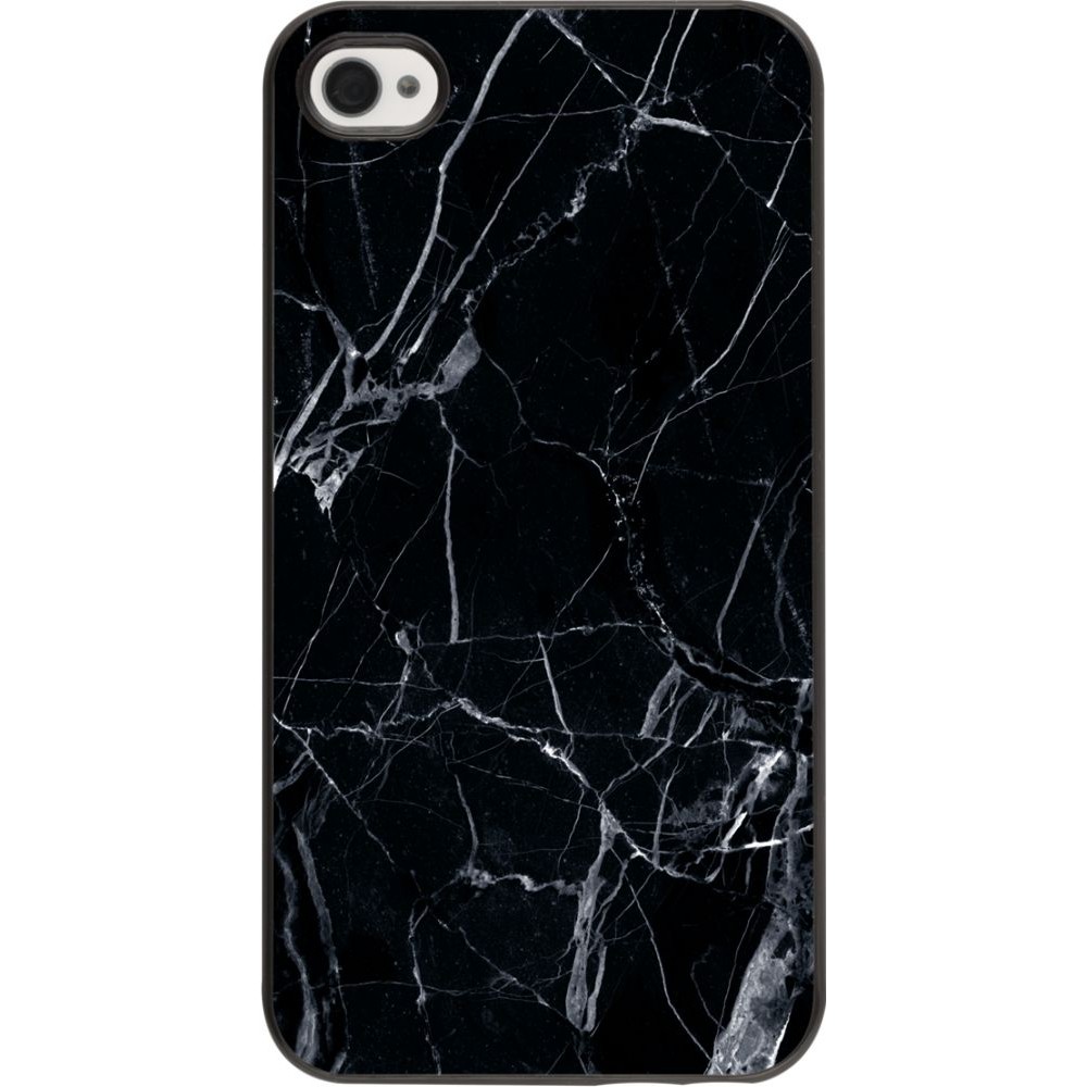 Hülle iPhone 4/4s -  Marble Black 01