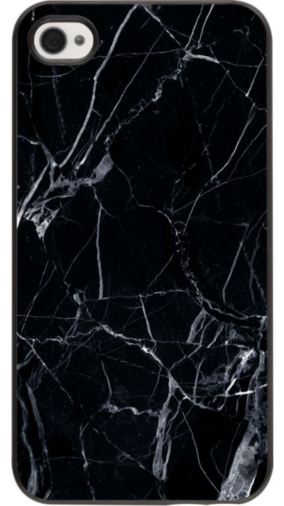 Coque iPhone 4/4s -  Marble Black 01