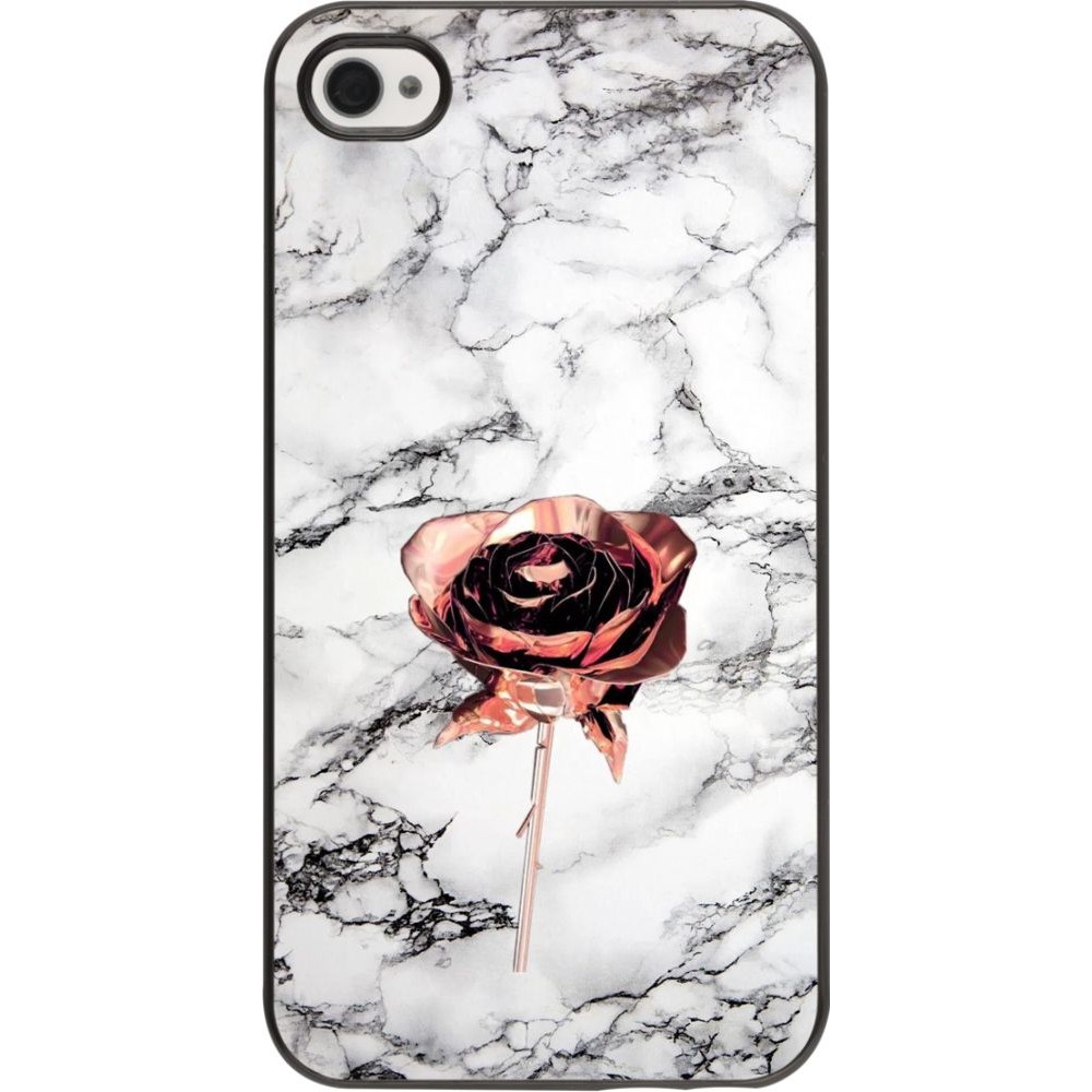 Coque iPhone 4/4s - Marble Rose Gold