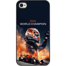 Hülle iPhone 4/4s - Max Verstappen 2021 World Champion
