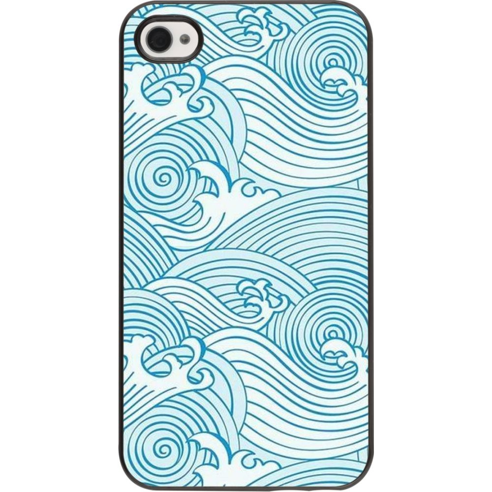 Coque iPhone 4/4s - Ocean Waves