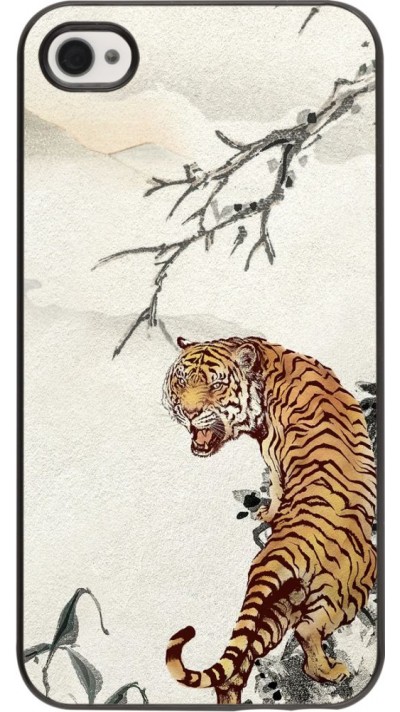 Coque iPhone 4/4s - Roaring Tiger