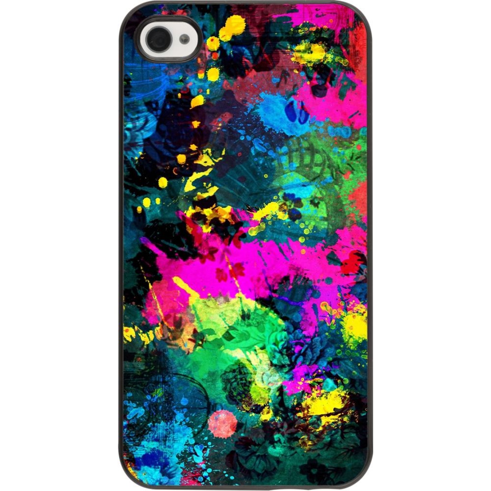 Coque iPhone 4/4s - splash paint
