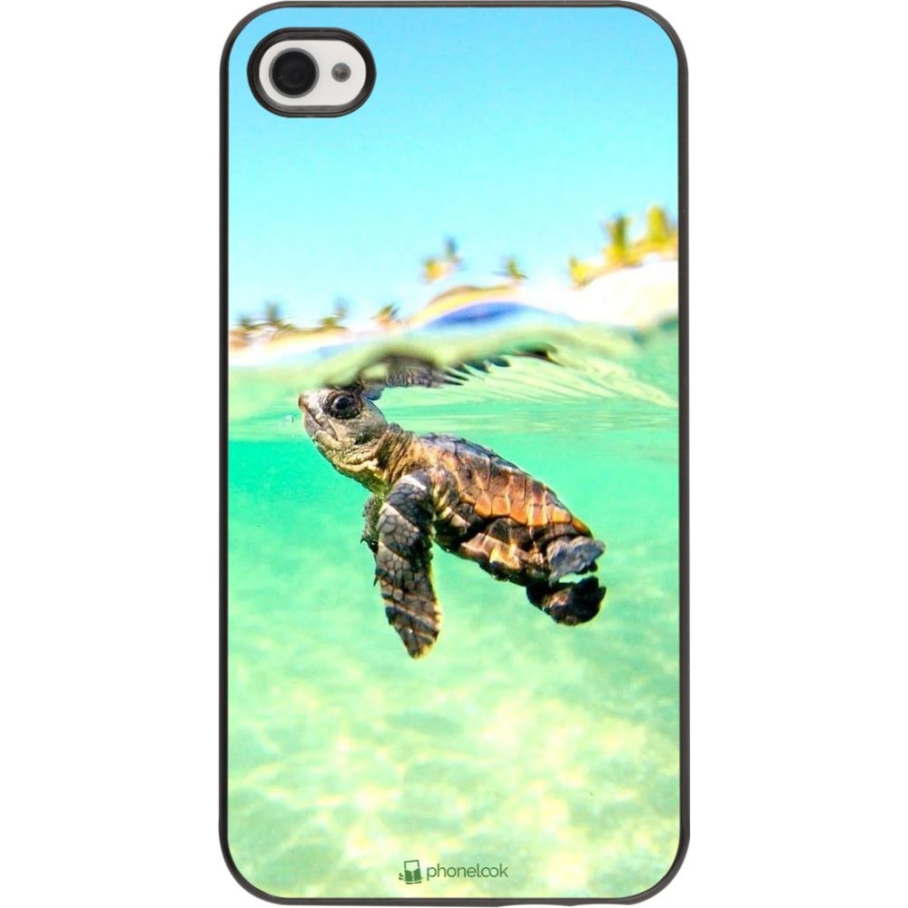 Coque iPhone 4/4s - Turtle Underwater