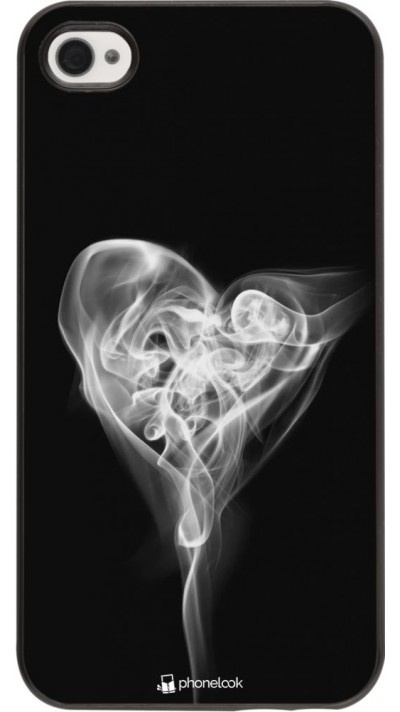 Coque iPhone 4/4s - Valentine 2022 Black Smoke