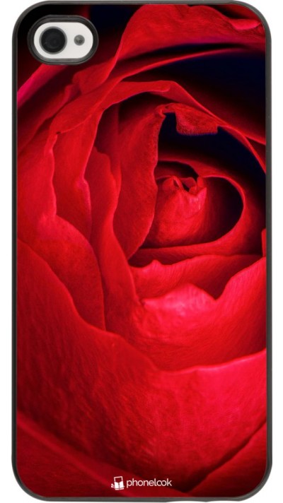 Coque iPhone 4/4s - Valentine 2022 Rose
