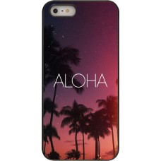 Coque iPhone 5/5s / SE (2016) - Aloha Sunset Palms