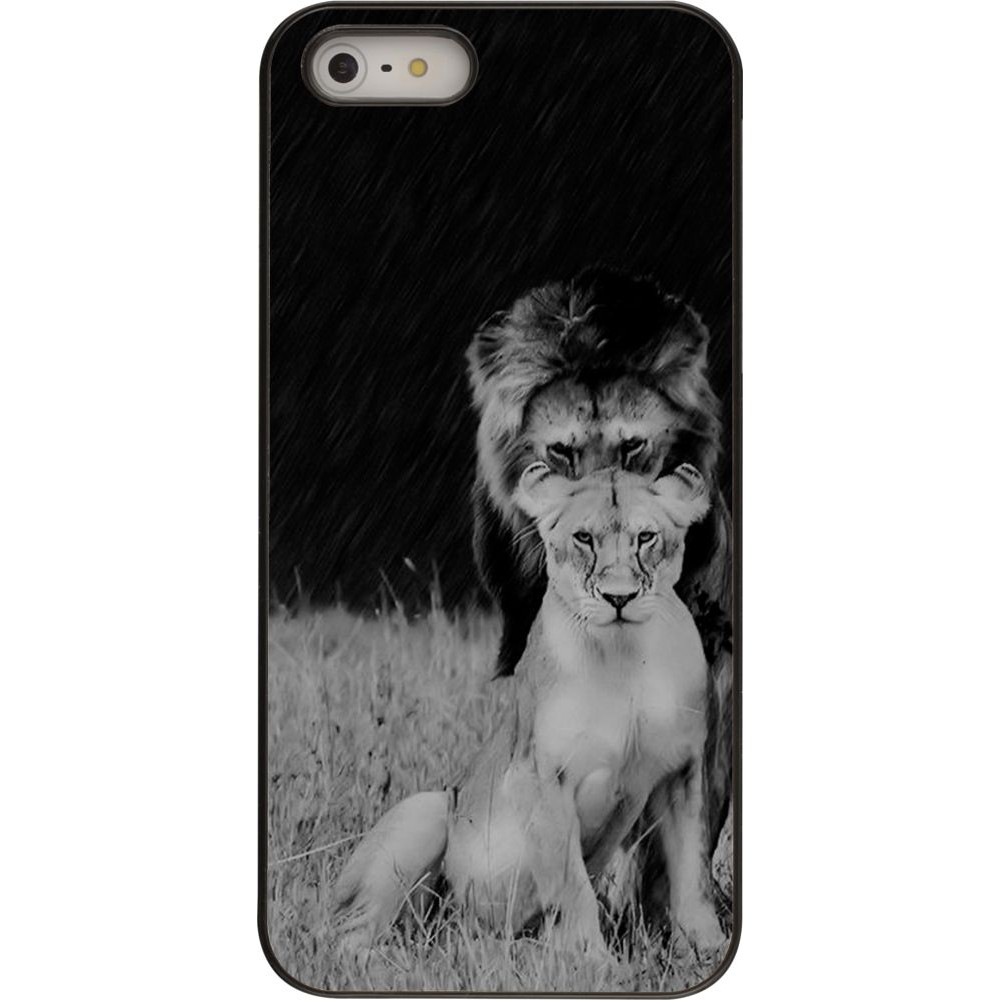 Coque iPhone 5/5s / SE (2016) - Angry lions