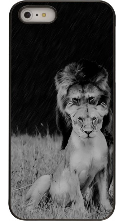 Coque iPhone 5/5s / SE (2016) - Angry lions