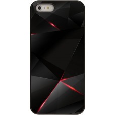 Hülle iPhone 5/5s / SE (2016) - Black Red Lines