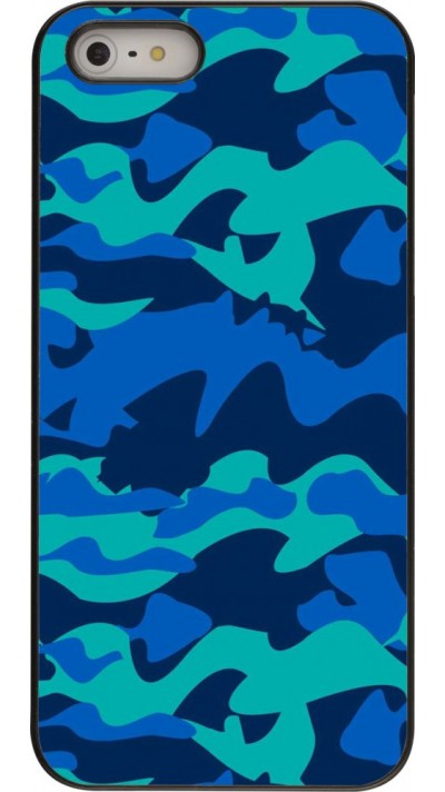 Coque iPhone 5/5s / SE (2016) - Camo Blue