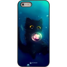 Coque iPhone 5/5s / SE (2016) - Cute Cat Bubble
