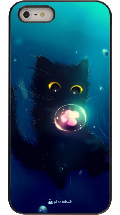 Hülle iPhone 5/5s / SE (2016) - Cute Cat Bubble