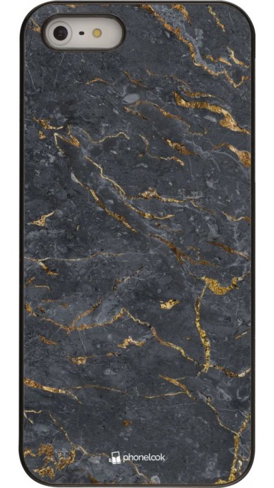 Hülle iPhone 5/5s / SE (2016) - Grey Gold Marble