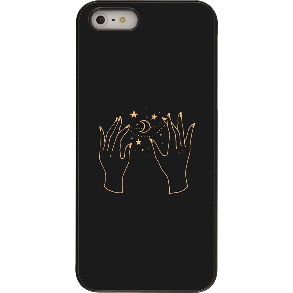 Coque iPhone 5/5s / SE (2016) - Grey magic hands