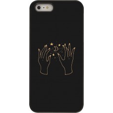 Coque iPhone 5/5s / SE (2016) - Grey magic hands