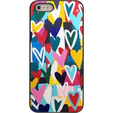 Coque iPhone 5/5s / SE (2016) - Joyful Hearts