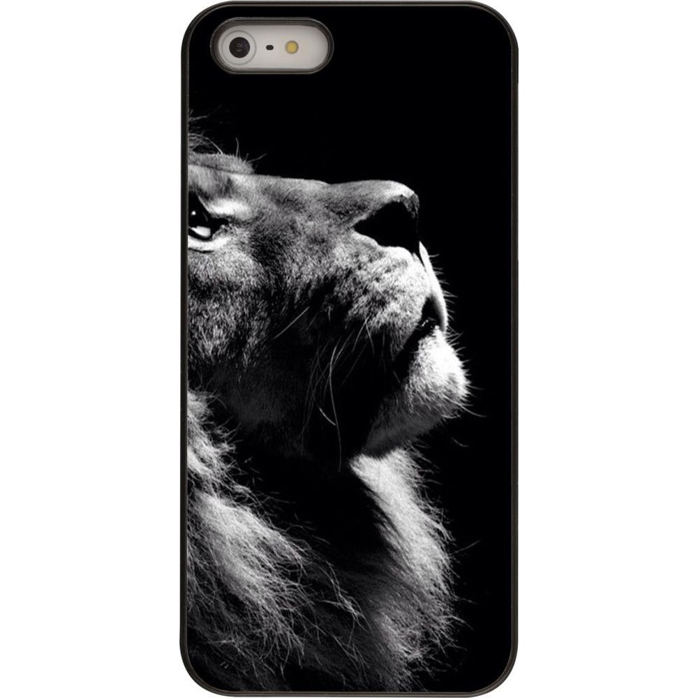 Coque iPhone 5/5s / SE (2016) - Lion looking up