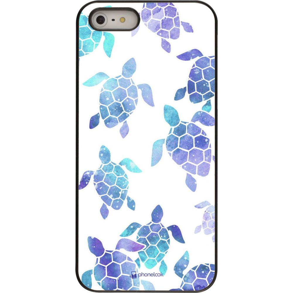 Coque iPhone 5/5s / SE (2016) - Turtles pattern watercolor