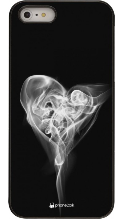 Hülle iPhone 5/5s / SE (2016) - Valentine 2022 Black Smoke