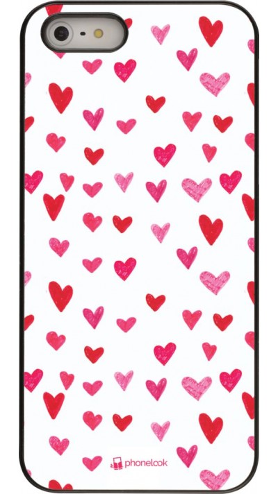 Coque iPhone 5/5s / SE (2016) - Valentine 2022 Many pink hearts