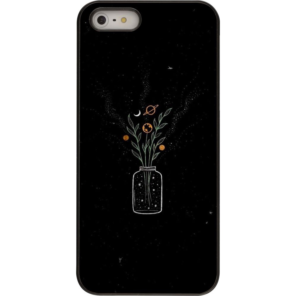 Hülle iPhone 5/5s / SE (2016) - Vase black