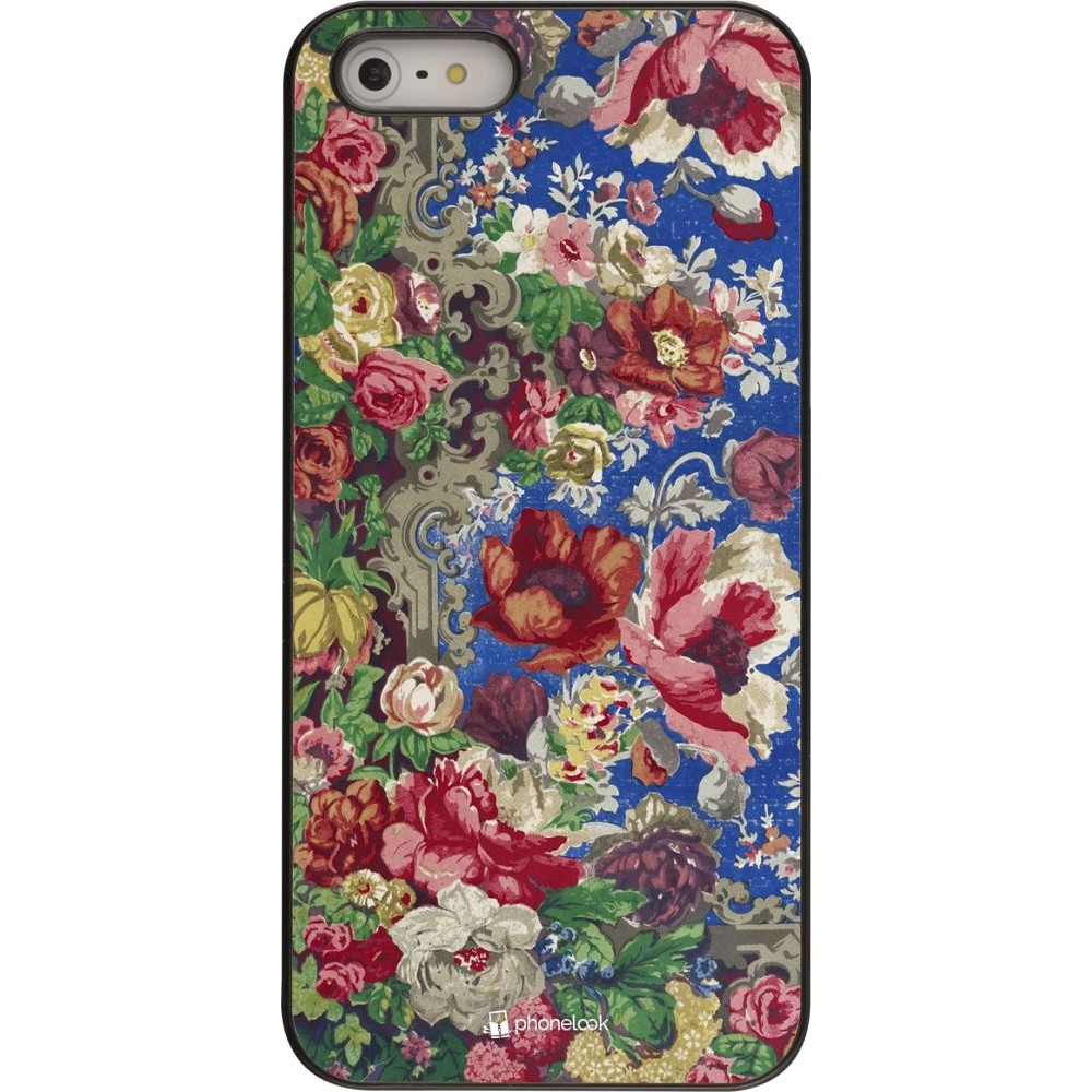 Coque iPhone 5/5s / SE (2016) - Vintage Art Flowers