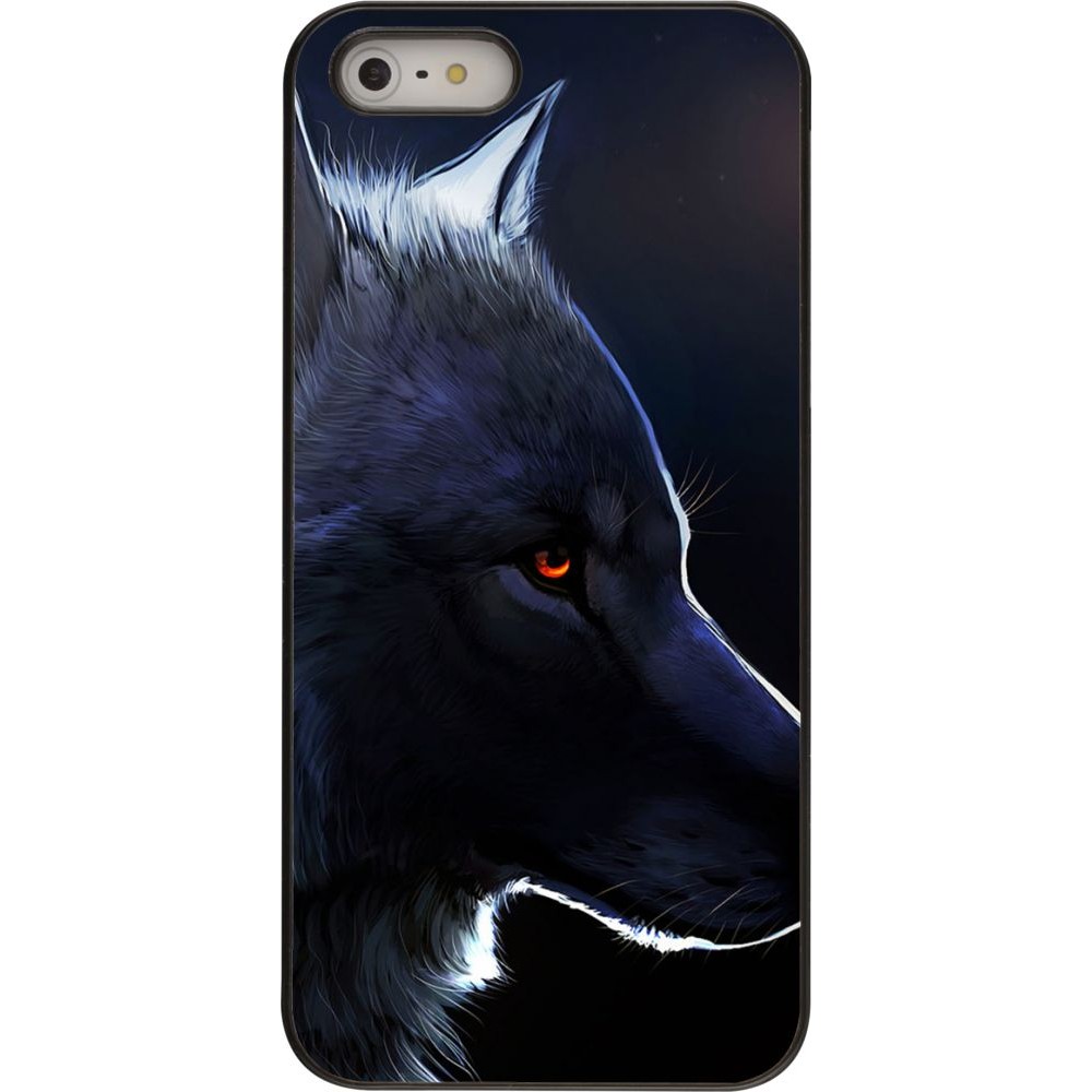 Hülle iPhone 5/5s / SE (2016) -  Wolf Shape