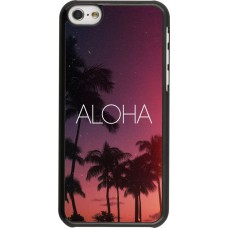 Coque iPhone 5c - Aloha Sunset Palms