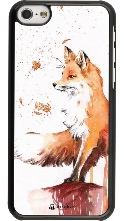 Coque iPhone 5c - Autumn 21 Fox