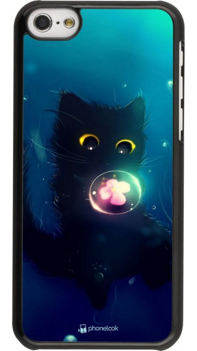 Coque iPhone 5c - Cute Cat Bubble