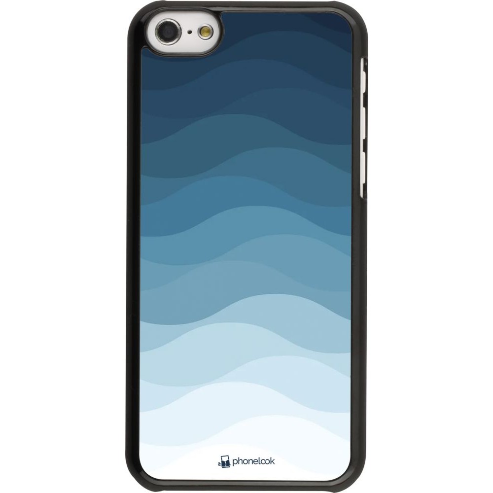 Coque iPhone 5c - Flat Blue Waves