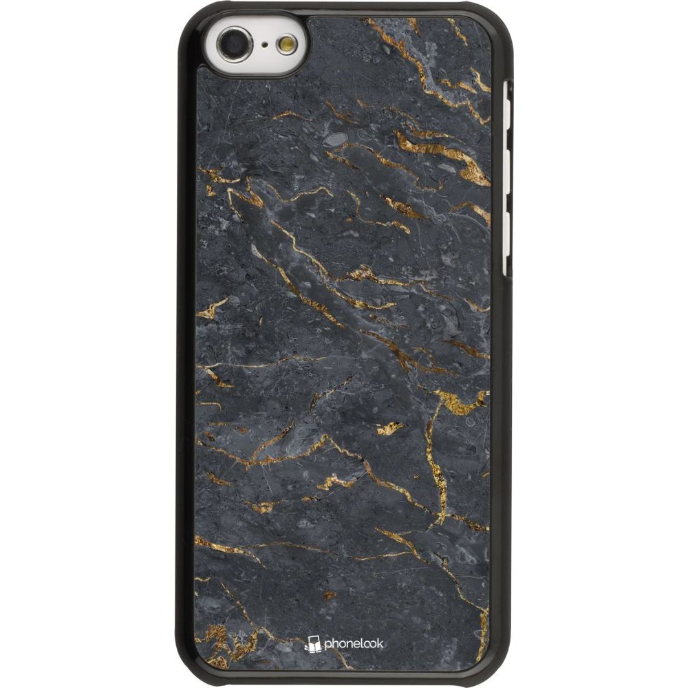 Coque iPhone 5c - Grey Gold Marble