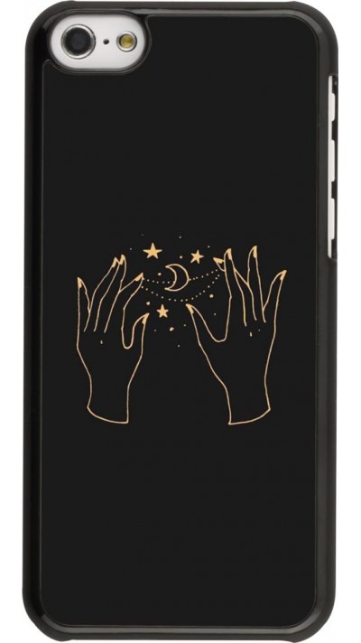 Coque iPhone 5c - Grey magic hands