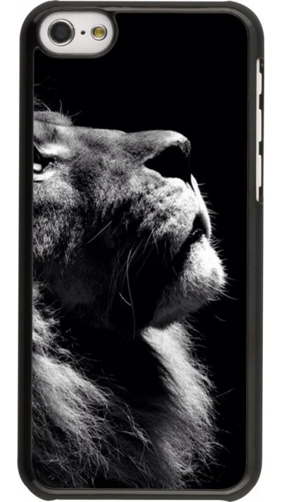 Coque iPhone 5c - Lion looking up