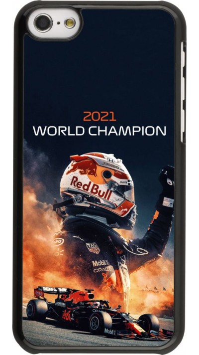 Coque iPhone 5c - Max Verstappen 2021 World Champion