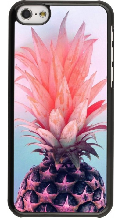 Coque iPhone 5c - Purple Pink Pineapple
