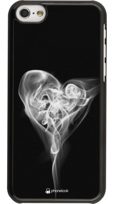 Hülle iPhone 5c - Valentine 2022 Black Smoke