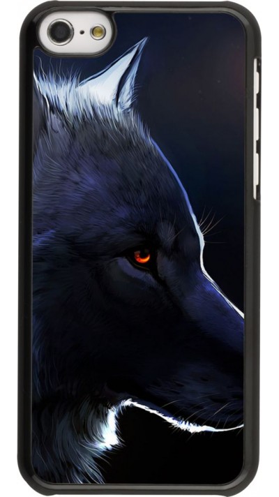 Coque iPhone 5c -  Wolf Shape