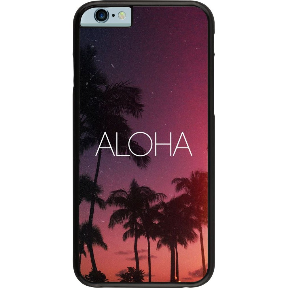 Hülle iPhone 6/6s - Aloha Sunset Palms
